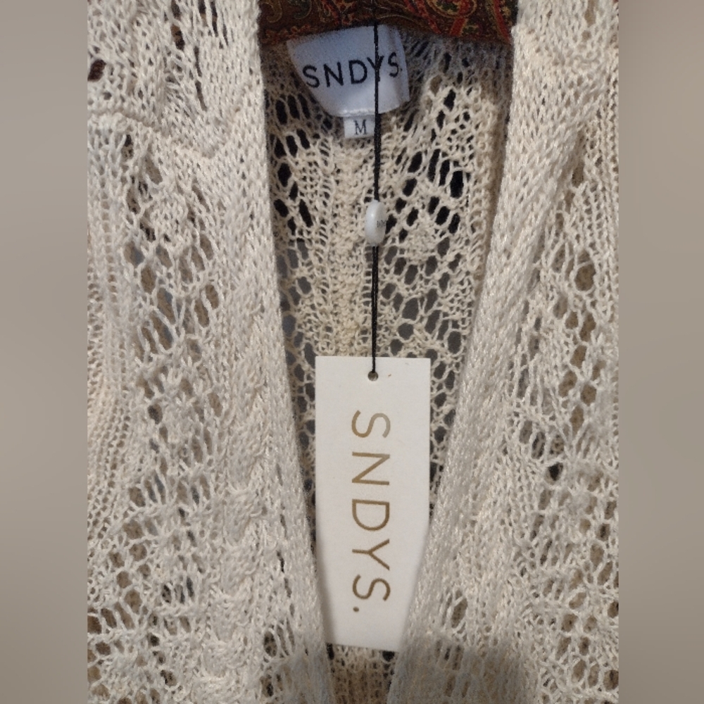 SNDYS Australia Fate Crochet knit Dress M - Picture 3 of 10
